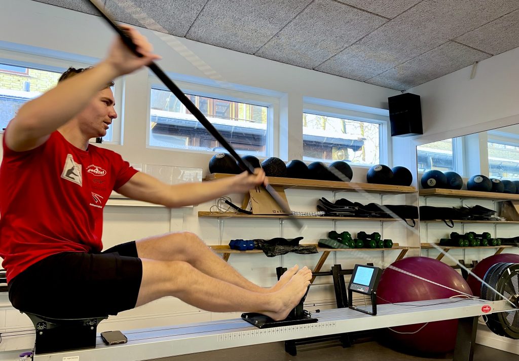 På træningslejren i Florida er der fokus på at teste roerne i forskellige konstellationer. Og så selvfølgelig få roet en masse kilometer. Foto: Mette Marie Birch Breuning