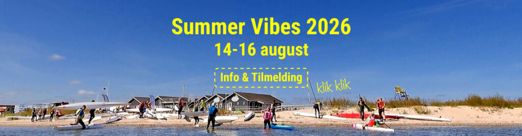 Summer Vibes banner med dato