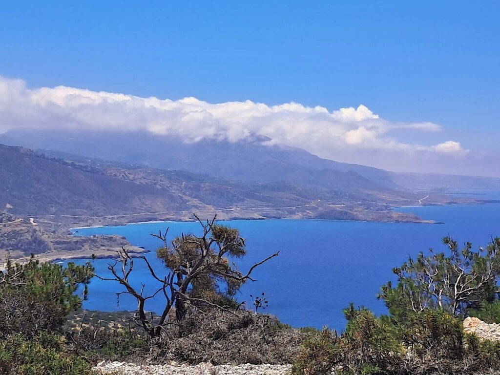 Vue ud over havet ved Karpathos